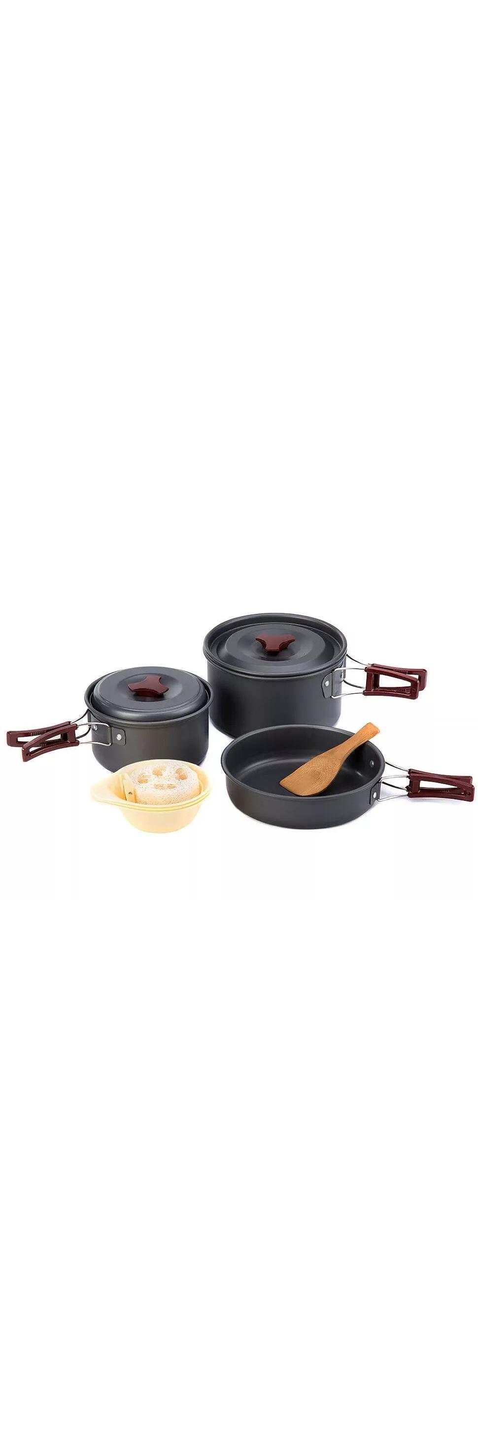 Набор Посуды Naturehike Nh2-3 People Camping Cookware Carbon (Б/Р) 2024