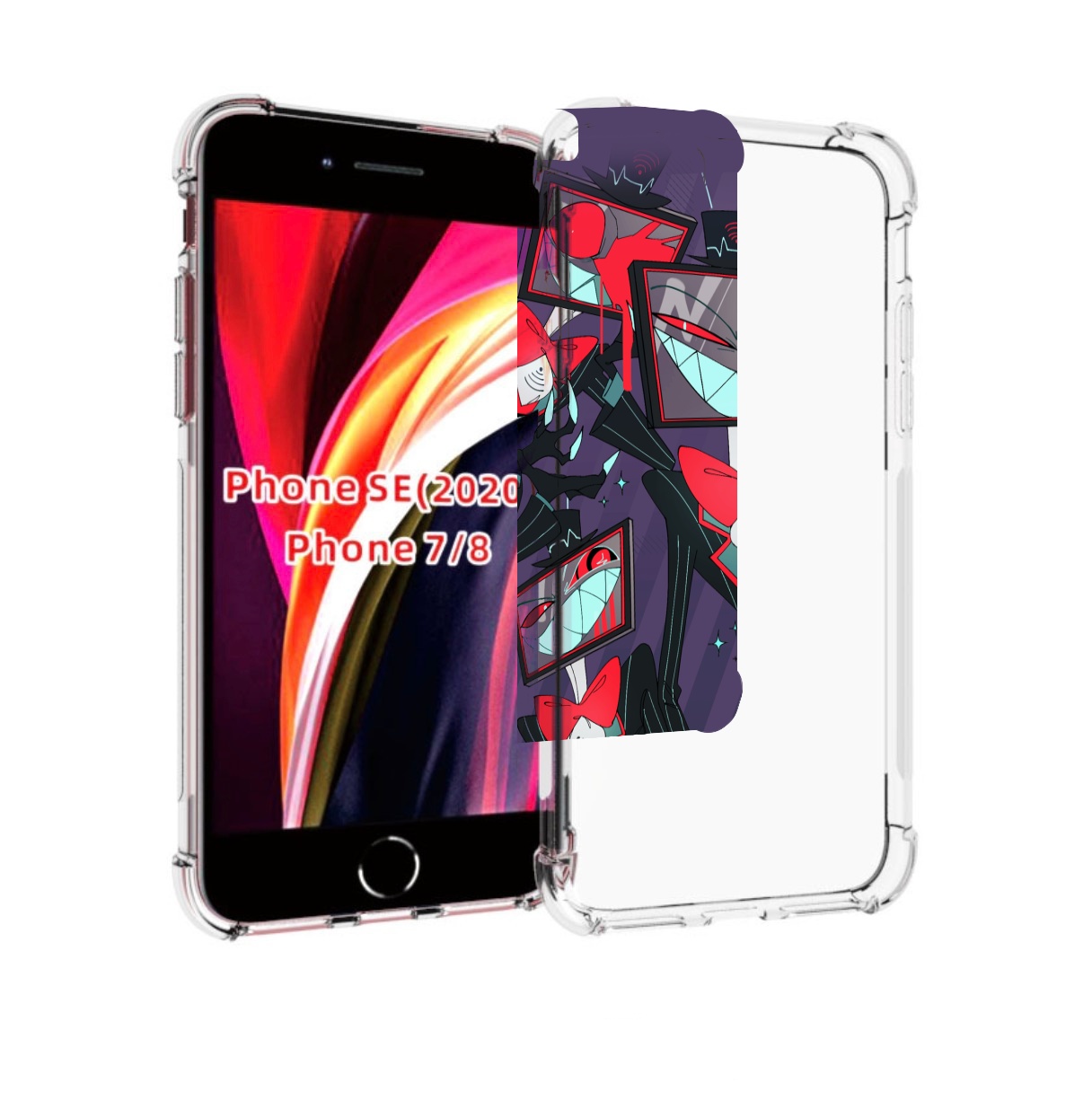 

Чехол MyPads hazbin hotel для iPhone 7 4.7 / iPhone 8 / iPhone SE 2 (2020), Прозрачный, Tocco
