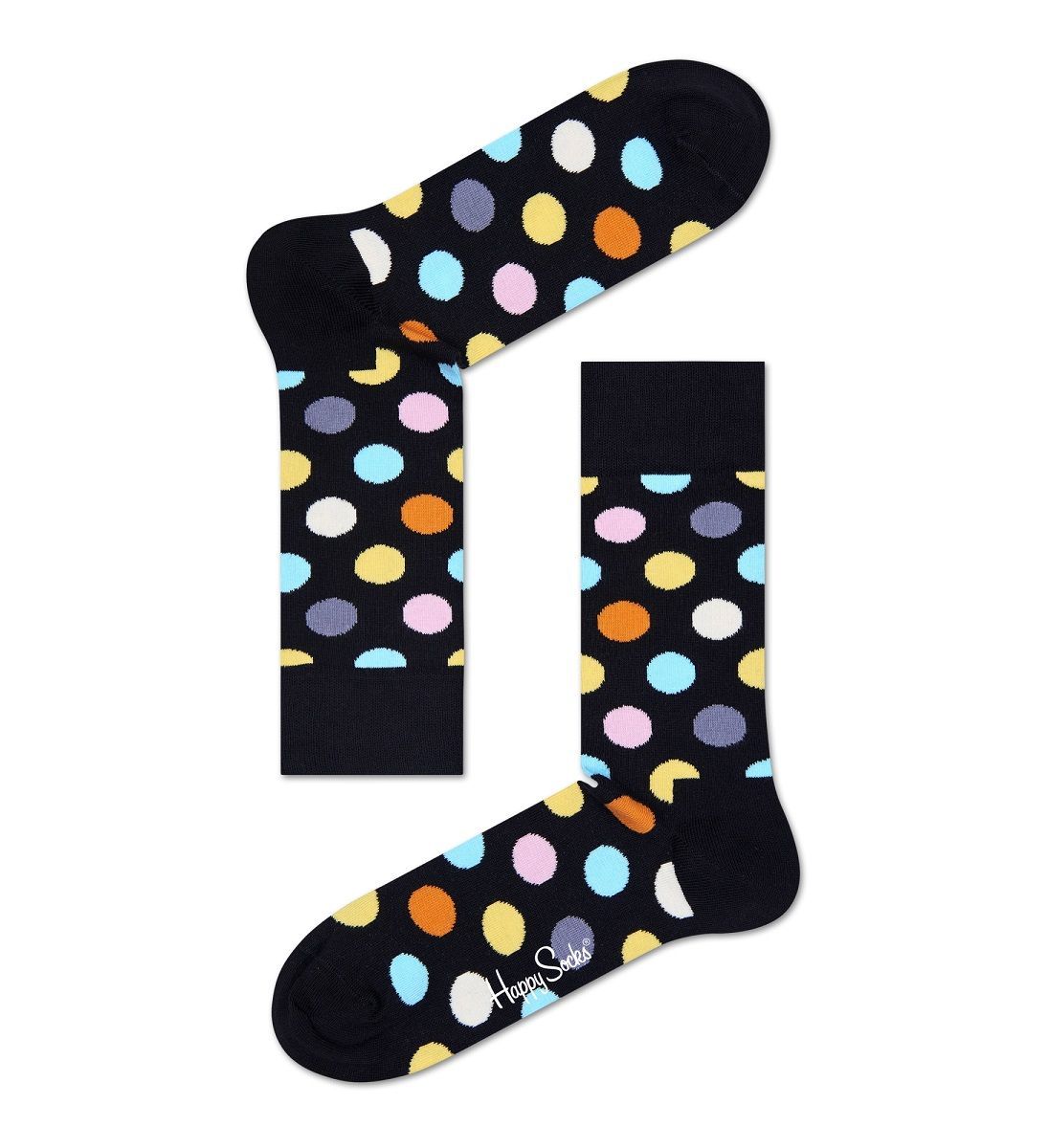 

Носки унисекс Happy Socks BDO01 9350 черные 25, Черный, BDO01 9350