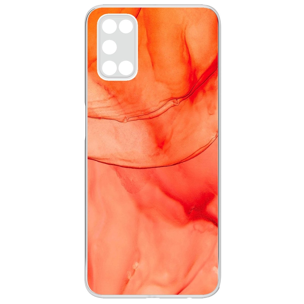 

Чехол-накладка Krutoff Clear Case Абстракт оранж для OPPO A52/A92