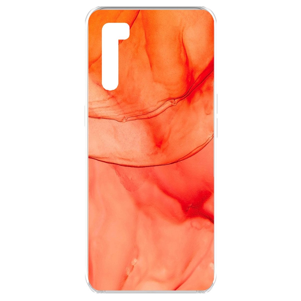 

Чехол-накладка Krutoff Clear Case Абстракт оранж для OPPO A91/F15