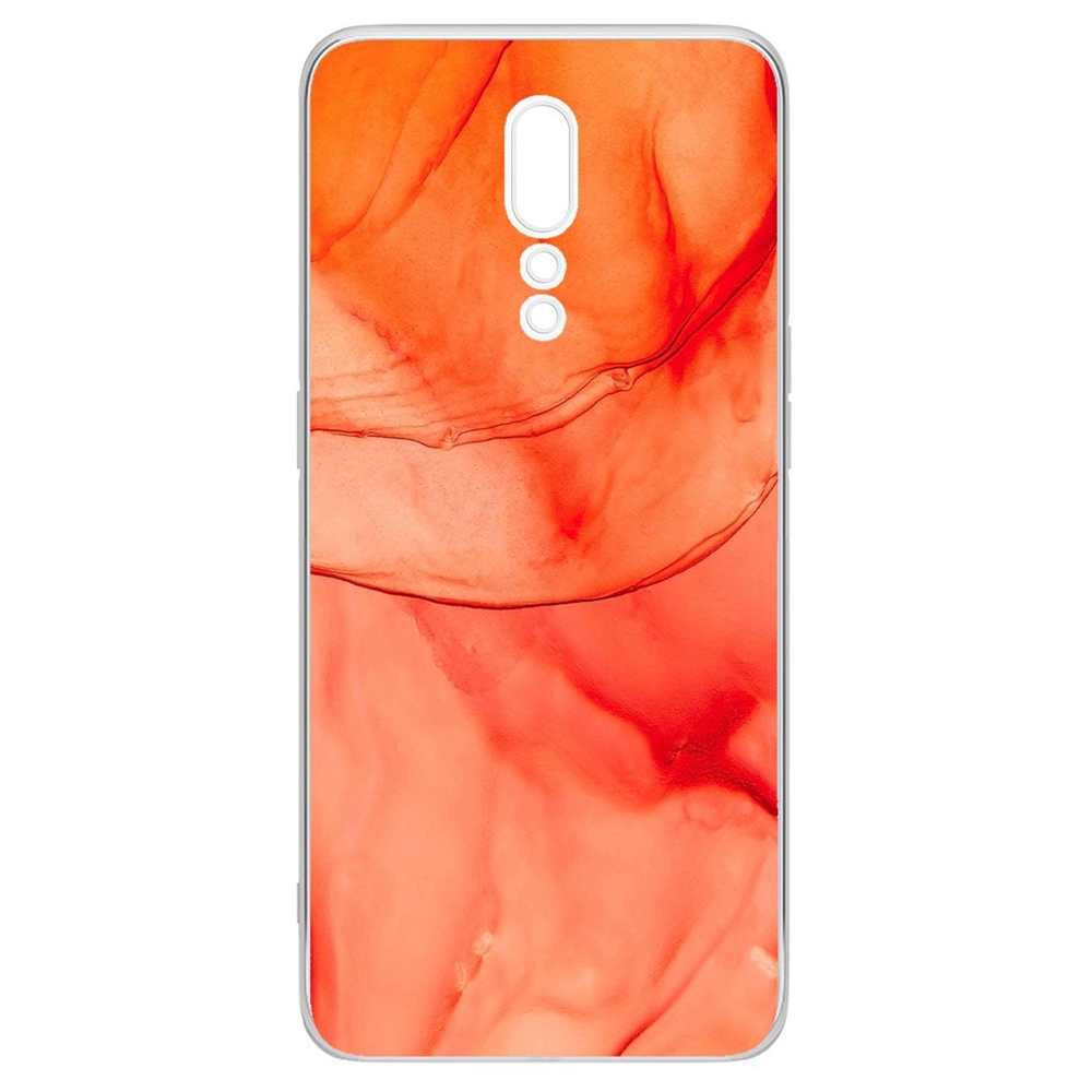 

Чехол-накладка Krutoff Clear Case Абстракт оранж для OPPO Reno Z