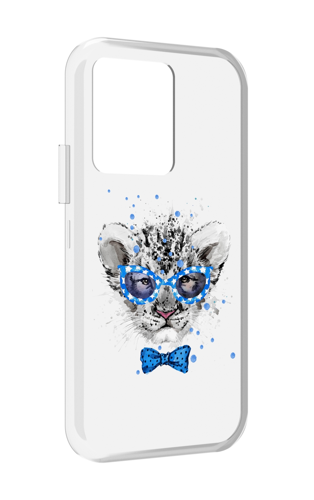 

Чехол MyPads тигренок с бабочкой для Vivo iQOO 10, Прозрачный, Tocco