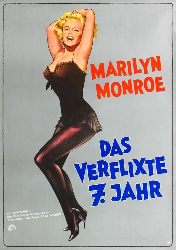 

Постер к фильму "Зуд седьмого года" (The Seven Year Itch) Оригинальный 72,4x102,9 см