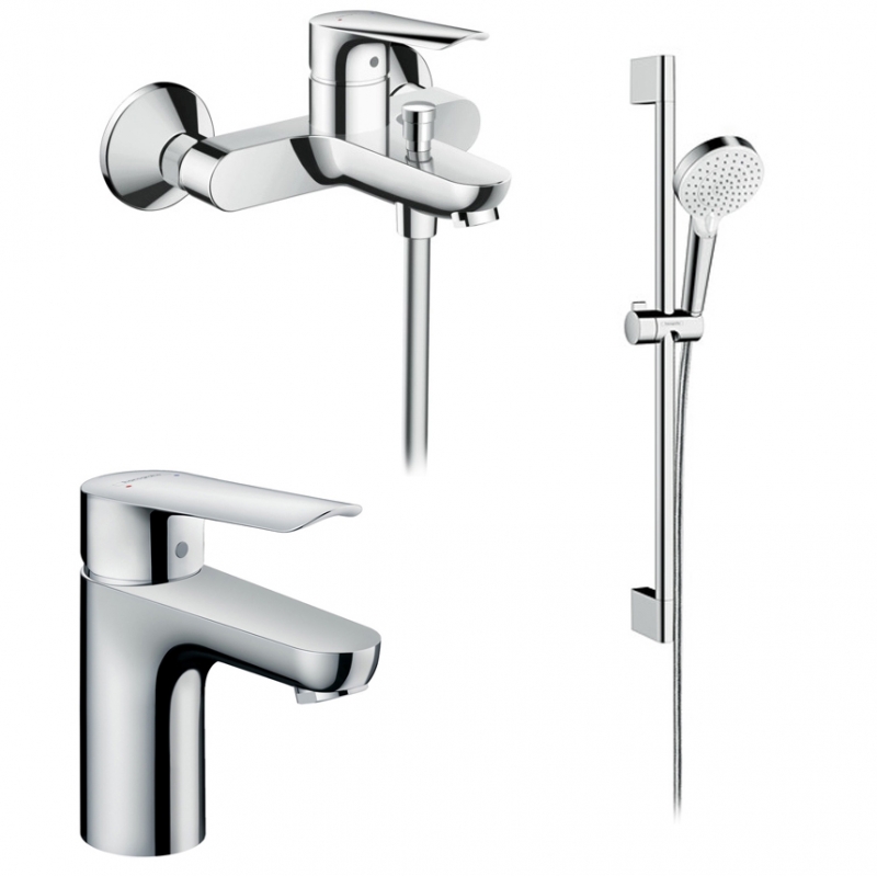 

Комплект смесителей Hansgrohe SET Logis E 100 (с) Хром