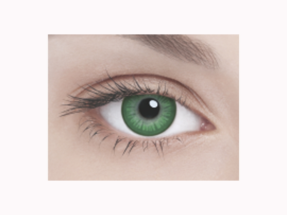 Линзы контактные Adria Glamorous color 2 линзы R 8.6 Turquoise