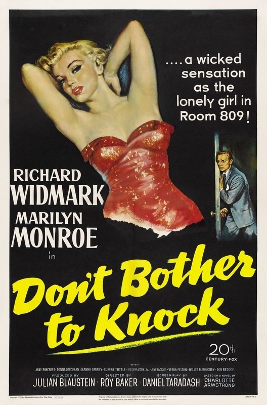 

Постер к фильму "Можешь не стучать" (Don't Bother to Knock) A2