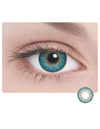 Линзы контактные Adria 3T 2 линзы R 8,6 -0,00 Turquoise