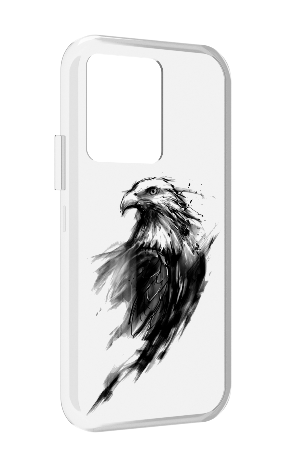 

Чехол MyPads чб птица для Vivo iQOO 10, Прозрачный, Tocco