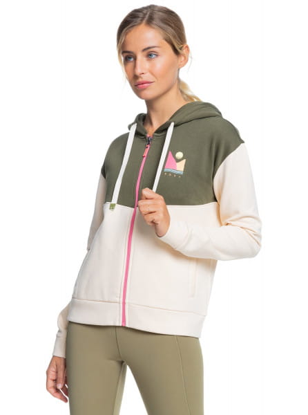 

Толстовка женская Roxy ERJFT04353 зеленая 34, ERJFT04353