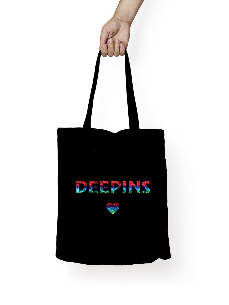 

Шоппер унисекс Каждому Своё Deepins/Дипинс/JojoHF BLDP5RA1, черный, Deepins/Дипинс/JojoHF BLDP5RA1