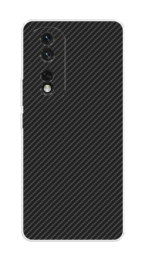 

Чехол Awog на Honor 80 Pro "Черный карбон", 6120450-1