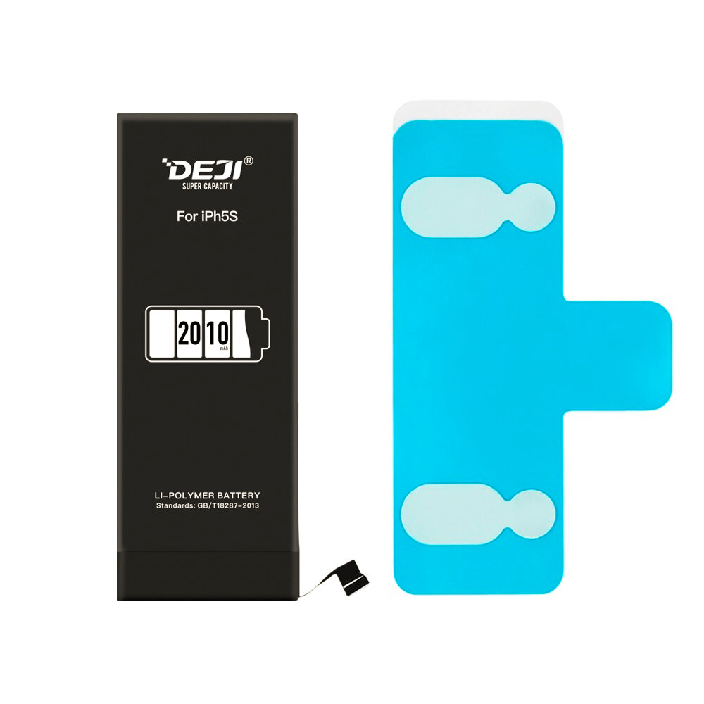 Аккумулятор увеличенной ёмкости для iPhone 5s, 5c (DEJI) усиленная батарея 2010mAh