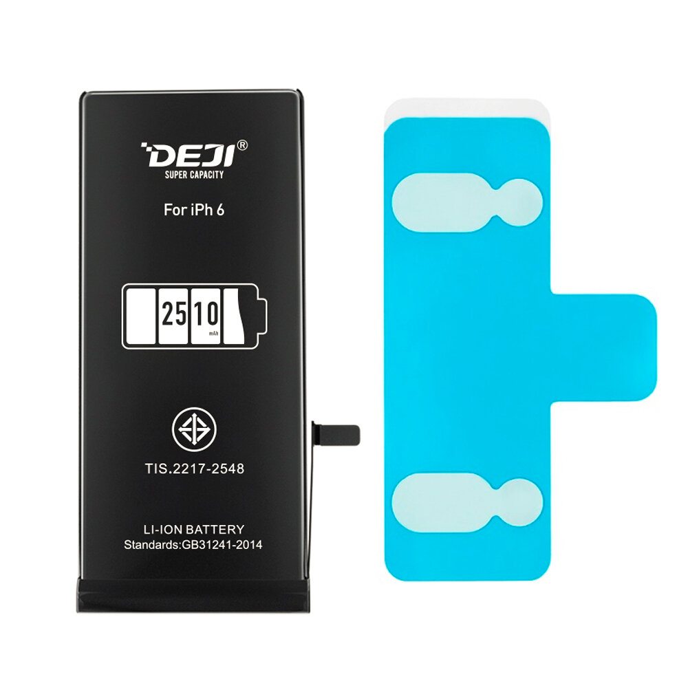 Аккумулятор для телефона DEJI 2510мА/ч для Apple iPhone 6