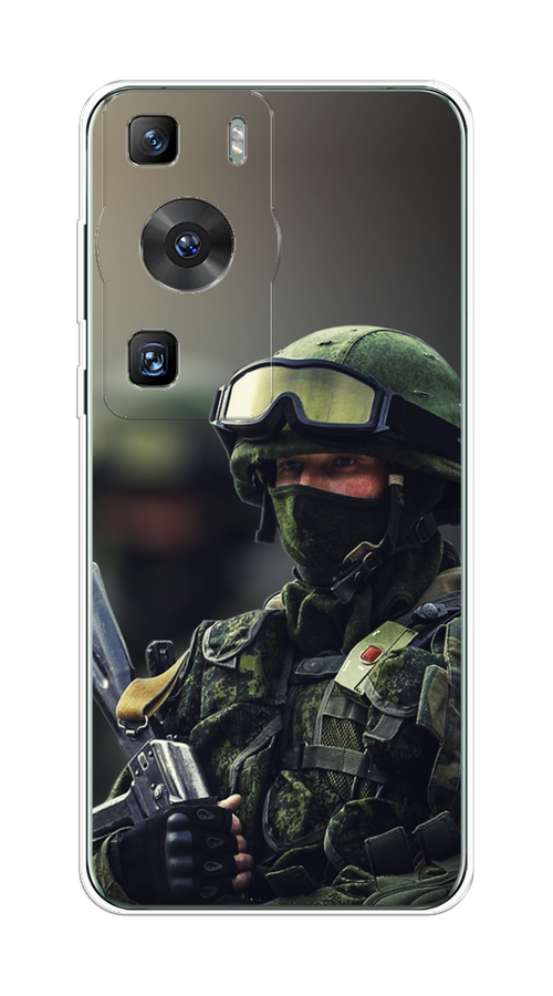 

Чехол Awog на Huawei P60/P60 Pro "Солдат", Зеленый;серый, 6121050-1