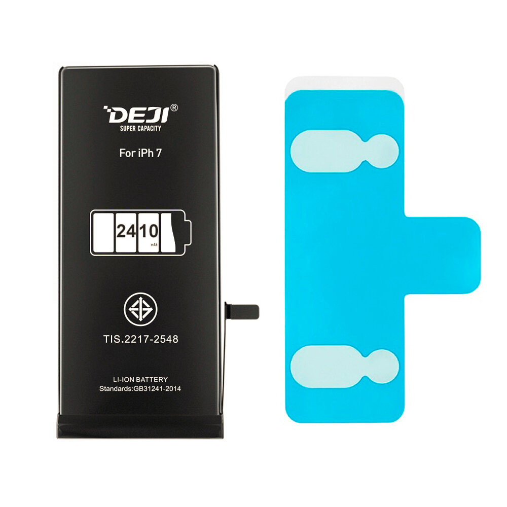 Аккумулятор увеличенной ёмкости для iPhone 7 (DEJI) усиленная батарея 2410mAh