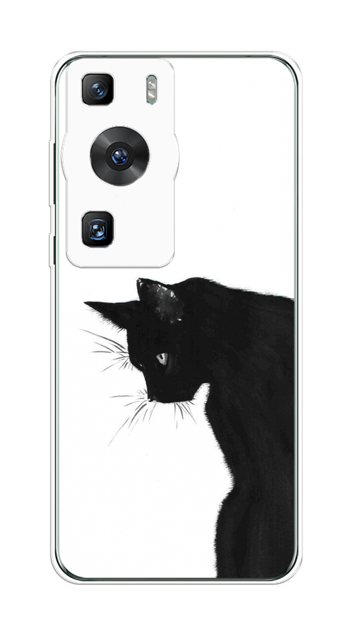 

Чехол Awog на Huawei P60/P60 Pro "Black cat", Черный;белый, 6121050-1