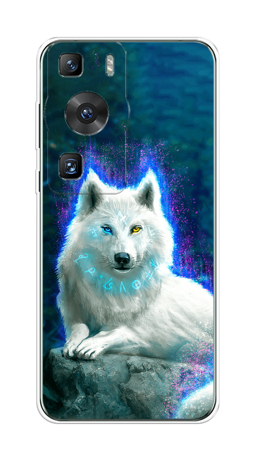 

Чехол Awog на Huawei P60/P60 Pro "Белоснежный волк", Белый;зеленый;фиолетовый, 6121050-1