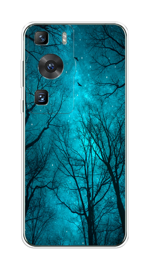 

Чехол Awog на Huawei P60/P60 Pro "Сказочный лес", Черный;бирюзовый, 6121050-1