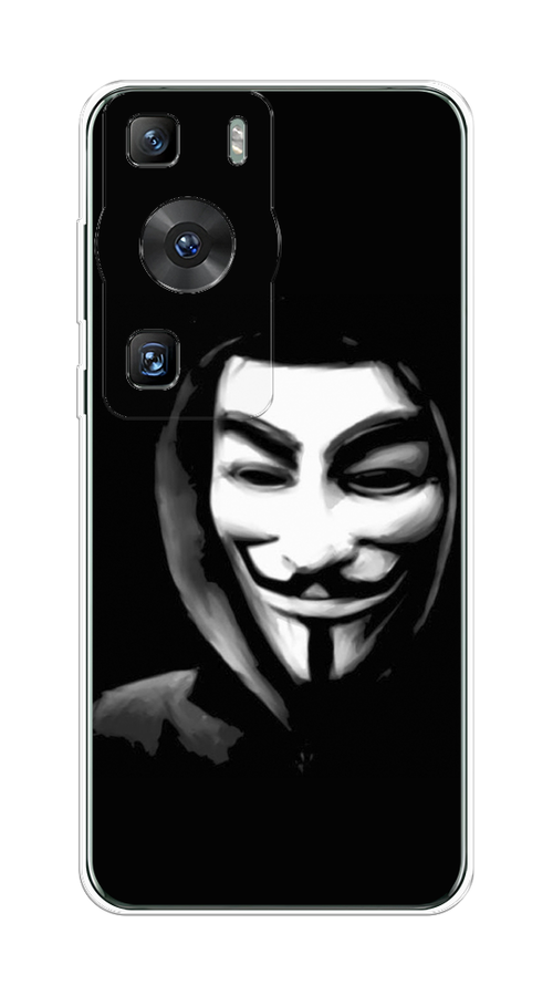 

Чехол Awog на Huawei P60/P60 Pro "Анонимус", Черный;серый;белый, 6121050-1