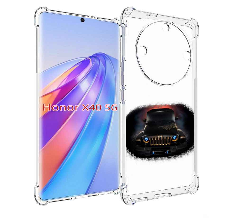 

Чехол MyPads jeep 2 для Honor X40, Прозрачный, Tocco