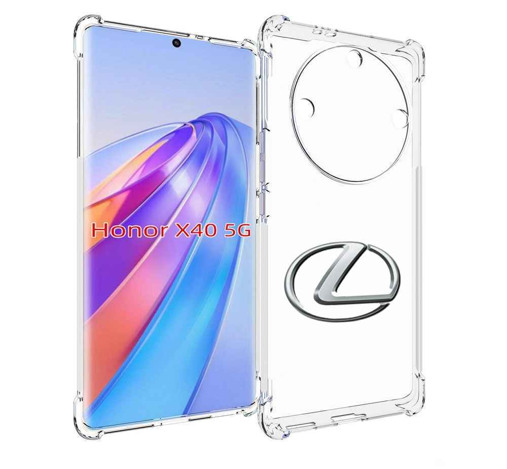 

Чехол MyPads lexus-5 мужской для Honor X40, Прозрачный, Tocco