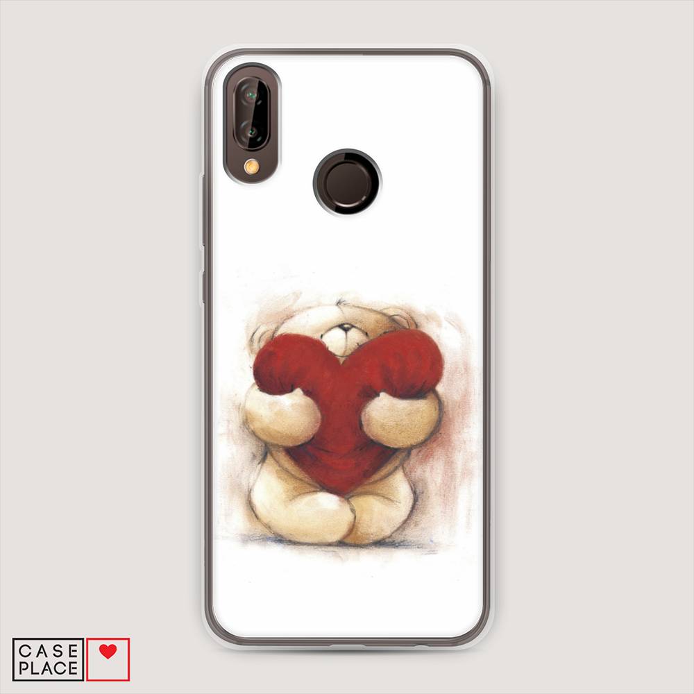 

Чехол Awog "Мишка с сердцем 1" для Huawei Nova 3