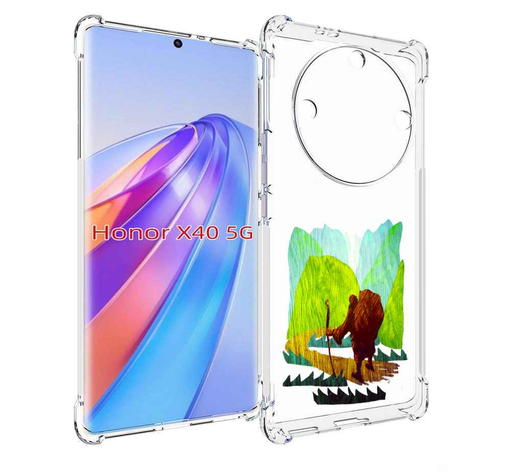 

Чехол MyPads Лесная тропа для Honor X40, Прозрачный, Tocco