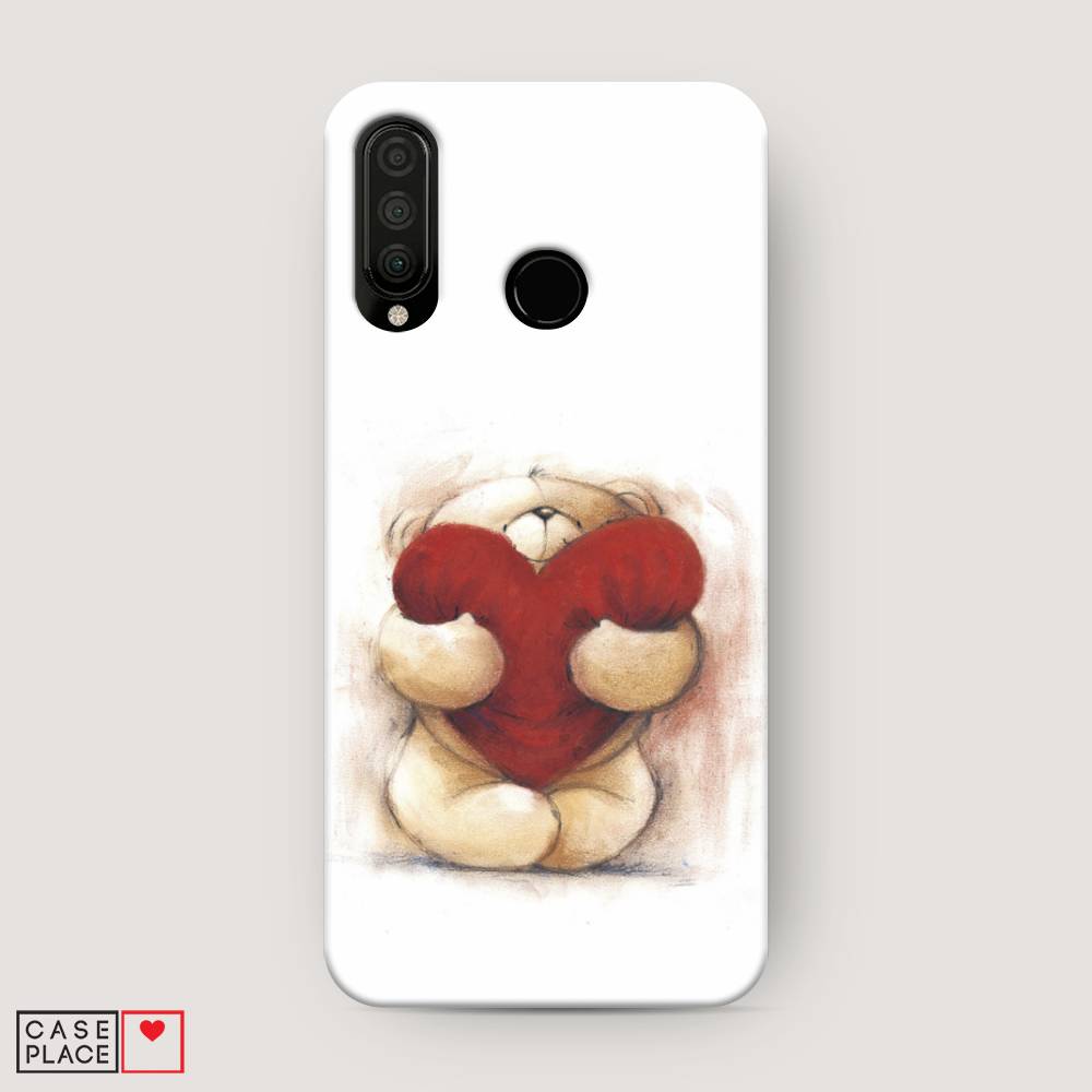 

Чехол Awog "Мишка с сердцем 1" для Huawei P30 Lite