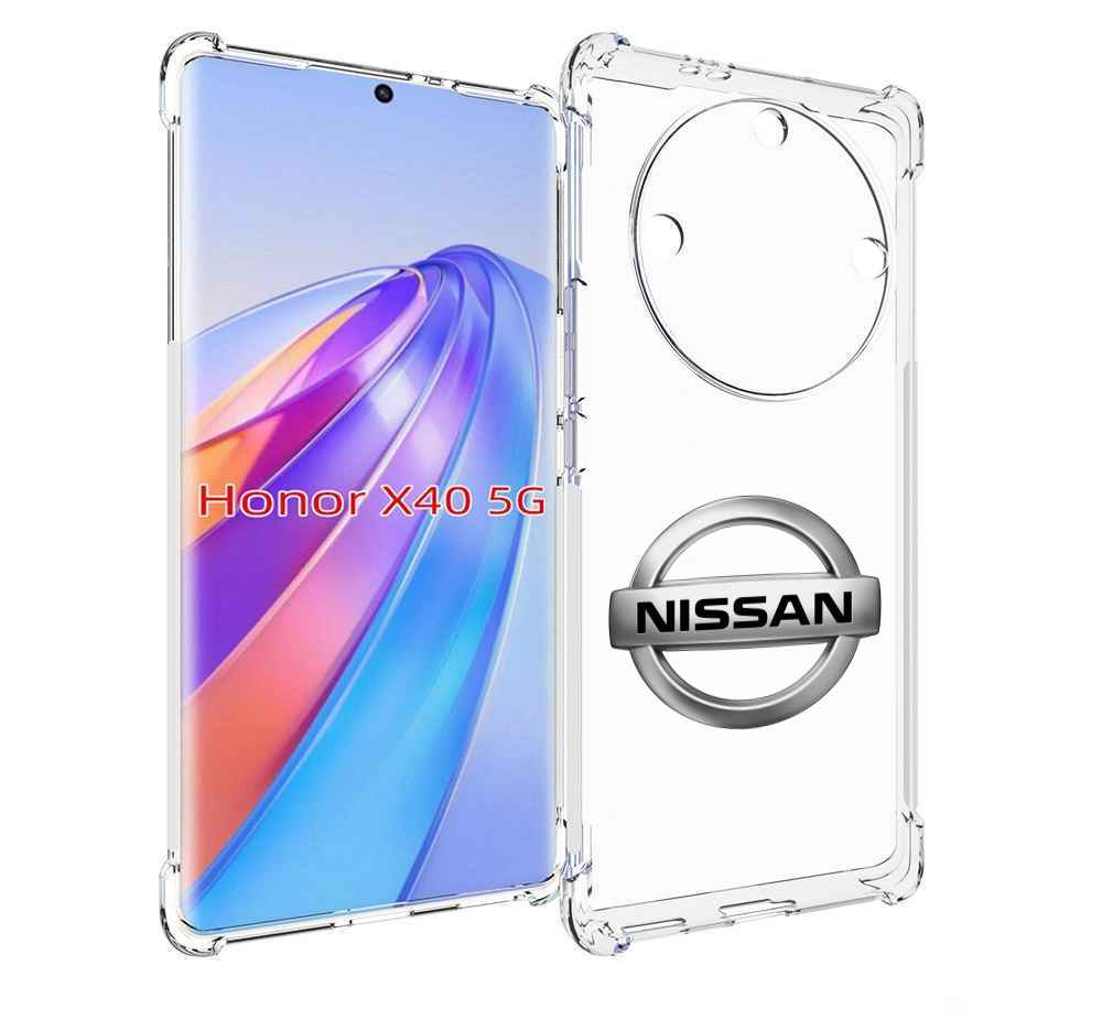 

Чехол MyPads nissan-3 мужской для Honor X40, Прозрачный, Tocco