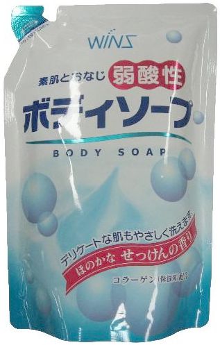 Крем-Мыло Nihon Detergent для тела смягч. с коллагеном и лауриновой кислотой 400 мл