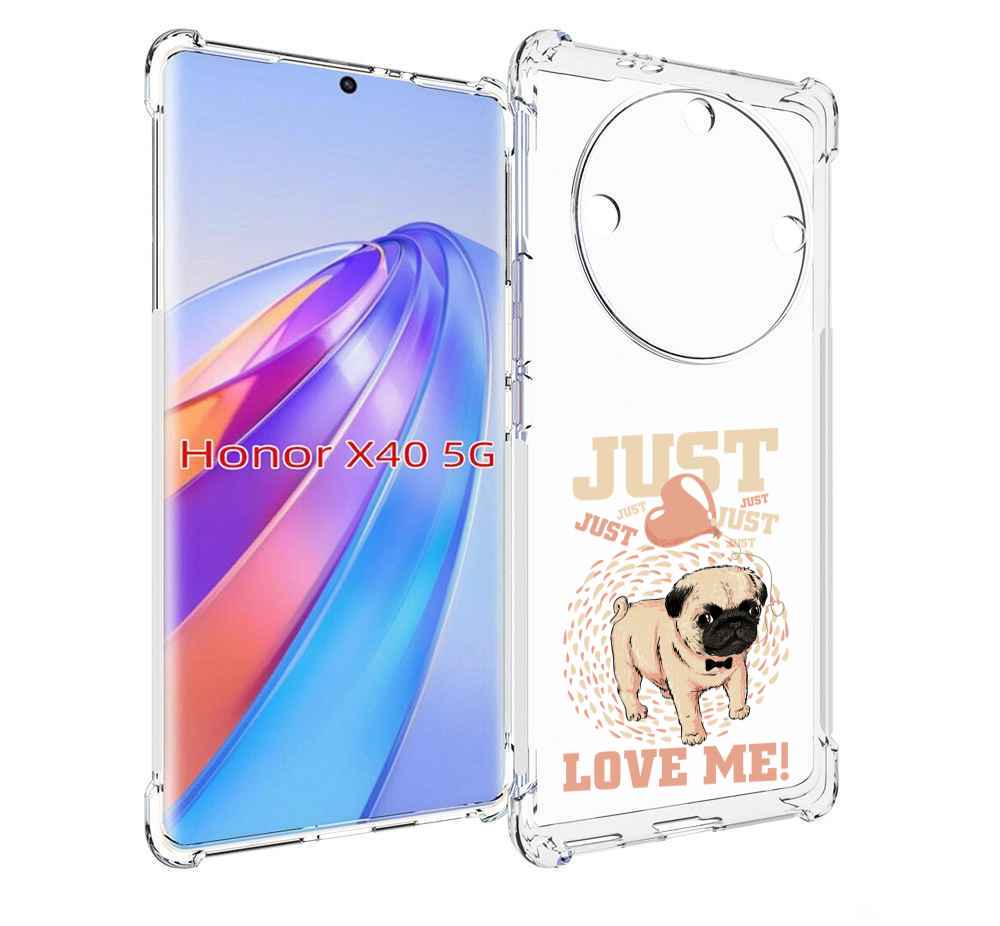 

Чехол MyPads Люби меня для Honor X40, Прозрачный, Tocco