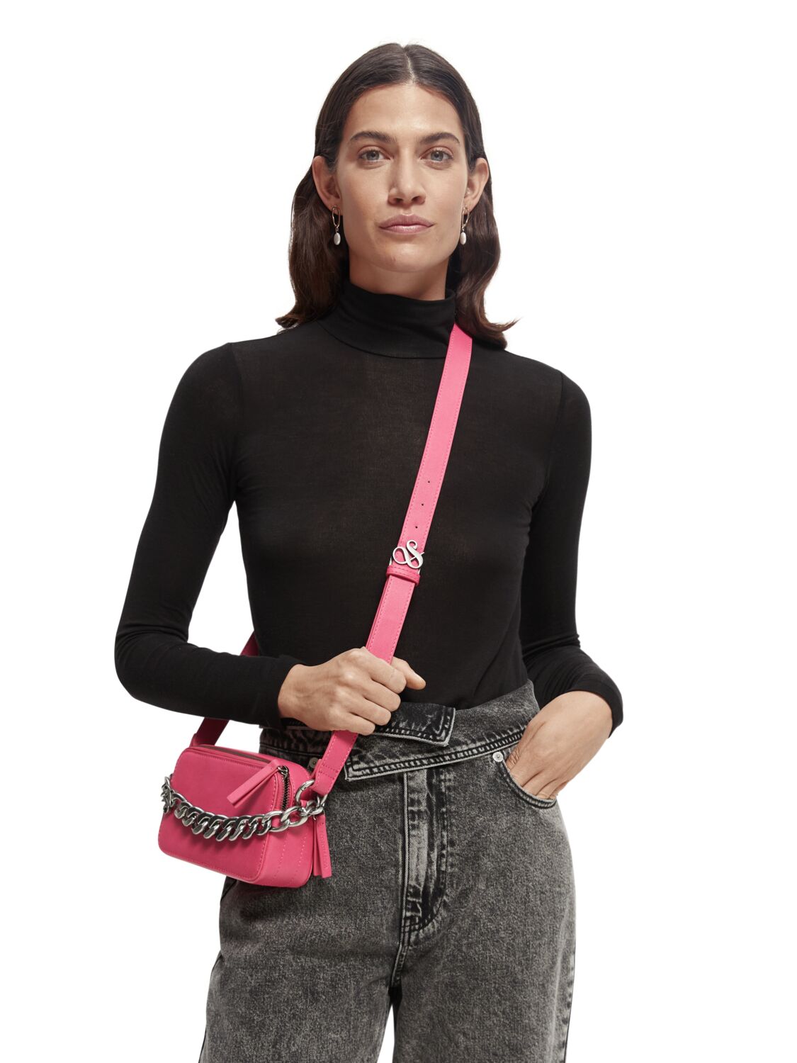 

Водолазка женская Scotch & Soda 168850/5122XS черная XS, 168850/5122XS