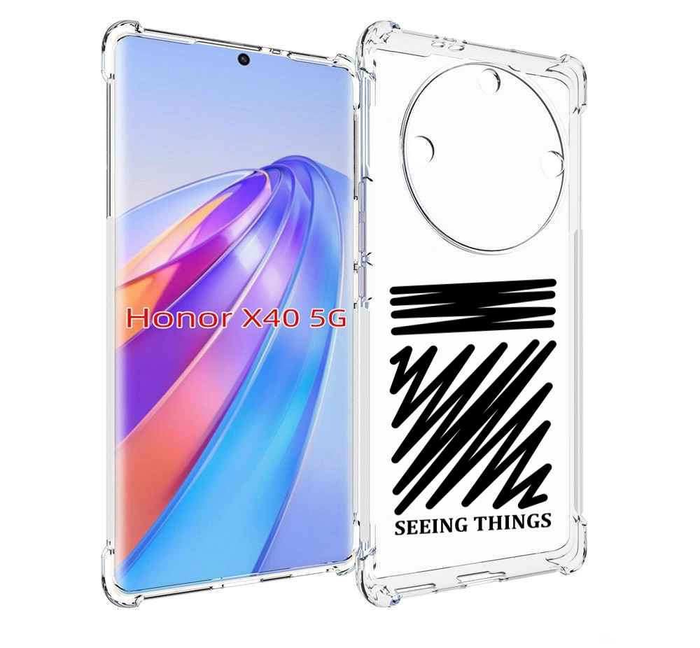 

Чехол MyPads seeing-things для Honor X40, Прозрачный, Tocco