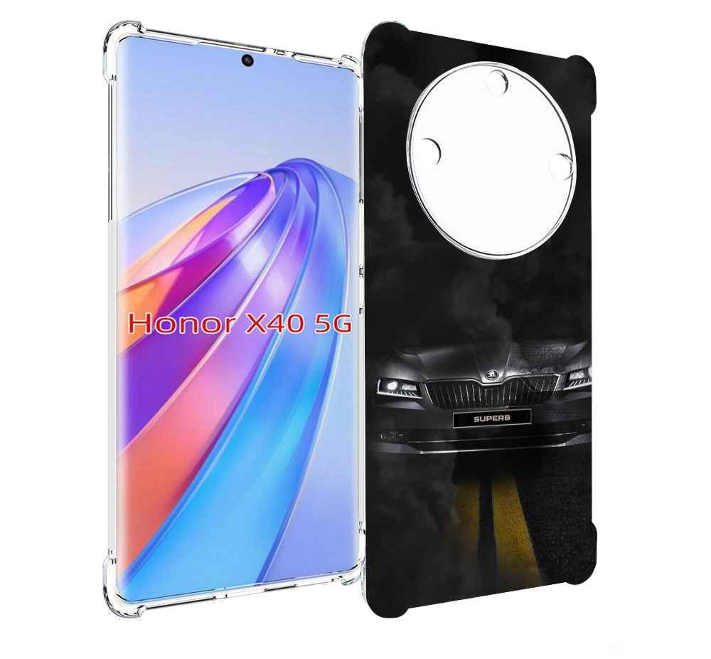 

Чехол MyPads skoda 1 для Honor X40, Прозрачный, Tocco