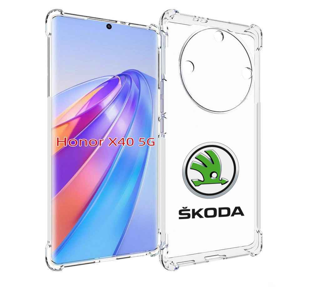 

Чехол MyPads skoda-4 мужской для Honor X40, Прозрачный, Tocco