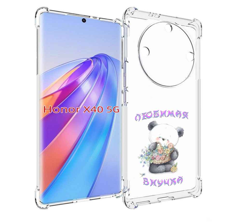 

Чехол MyPads Любимая внучка для Honor X40, Прозрачный, Tocco