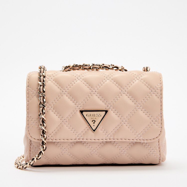 

Сумка женская Guess HWQG8748740 розово-бежевая, Розовый, HWQG8748740