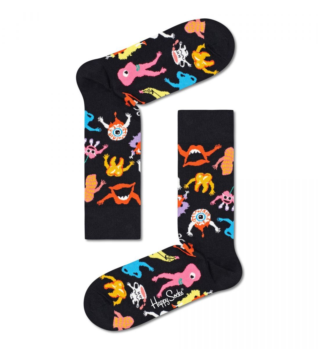 

Носки унисекс Happy Socks HAL01 9350 черные 25, Черный, HAL01 9350