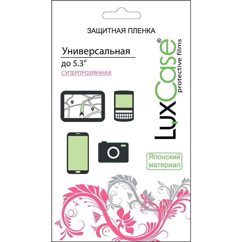 

Пленка LuxCase 80172 универсальная 5,3'', универсальная 5,3'', прозрачная