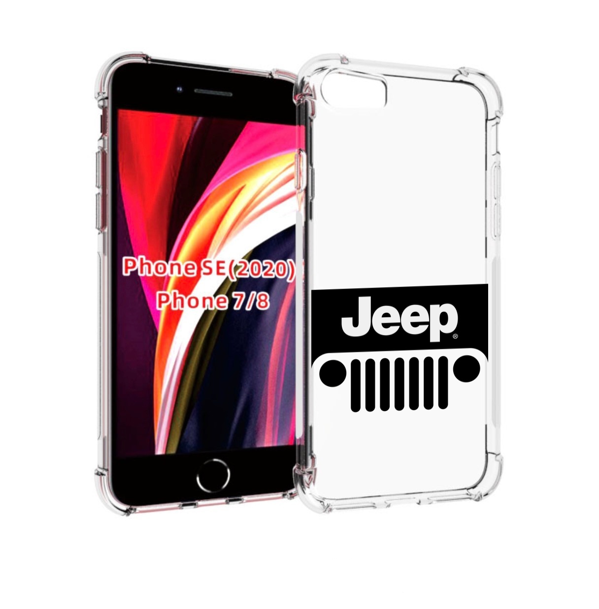 

Чехол MyPads jeep-3 мужской для iPhone 7 4.7 / iPhone 8 / iPhone SE 2 (2020), Прозрачный, Tocco