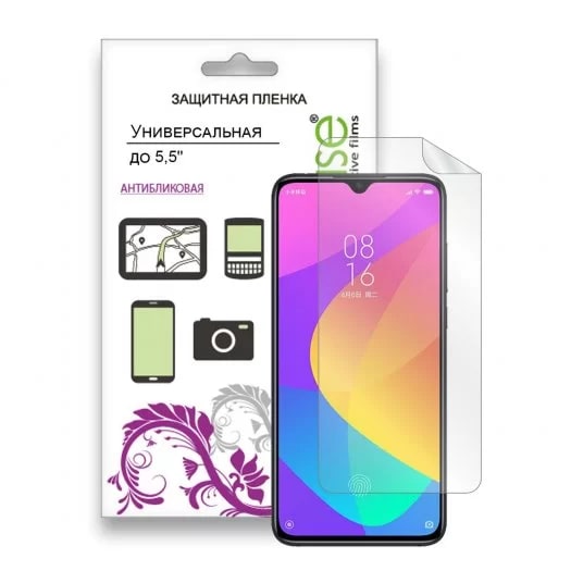 

Пленка для смартфона Пленка LuxCase универсальная 5,5'', антибликовая (80174), универсальная 5,5'', антибликовая