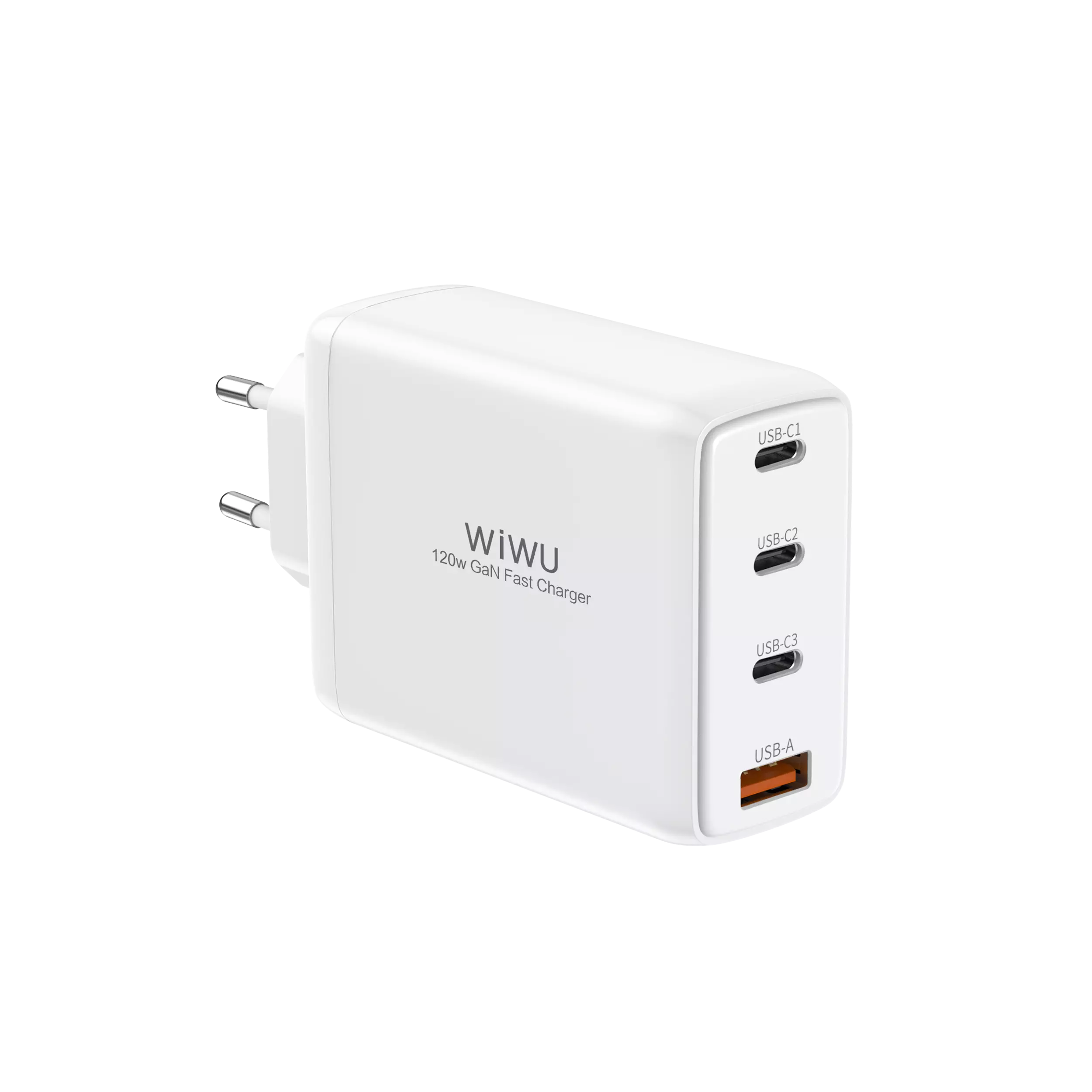 Сетевое зарядное устройство Wiwu 1xUSB, 3xUSB Type-C 120 А белый