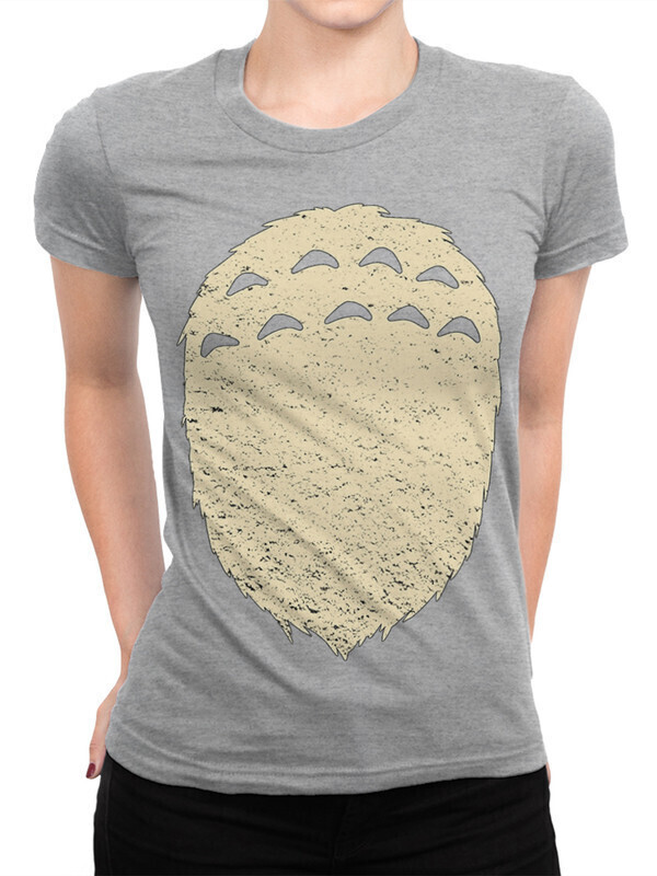 

Футболка женская Dream Shirts Мой сосед Тоторо Студия Гибли серая XS, Мой сосед Тоторо Студия Гибли