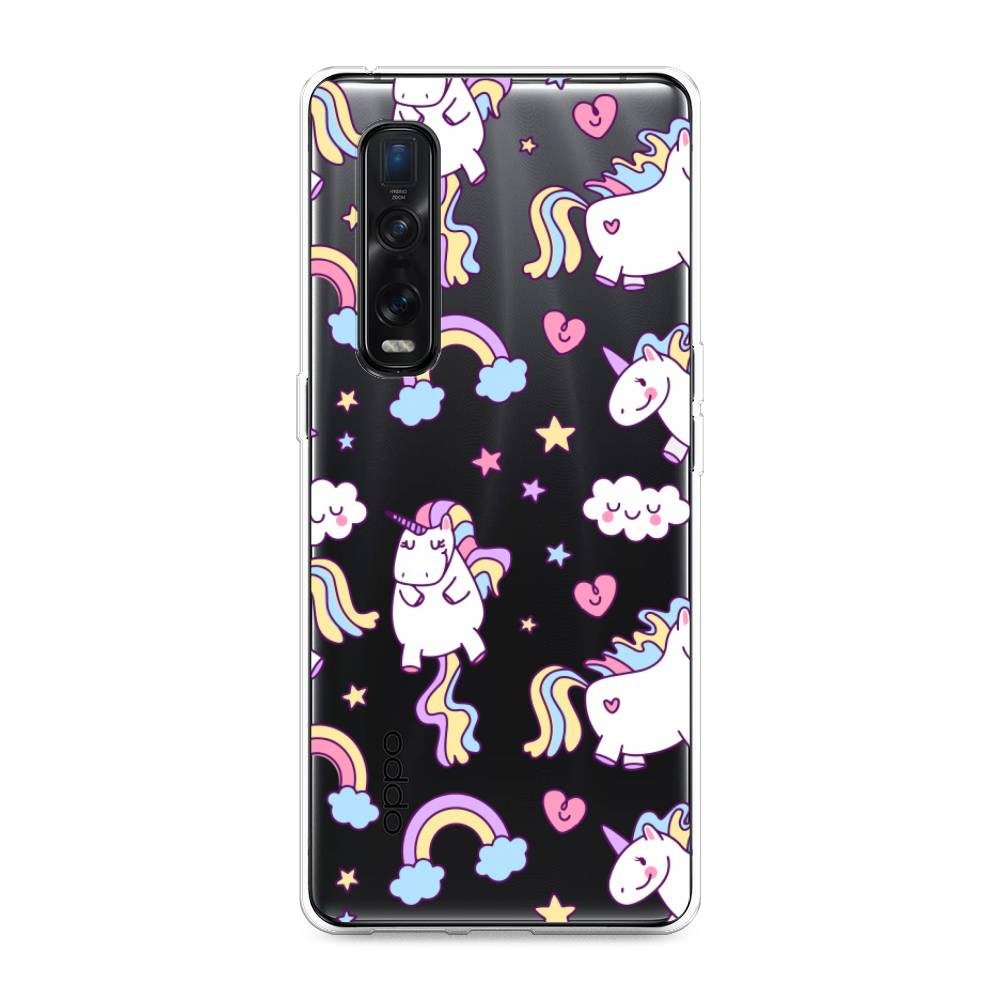 

Силиконовый чехол "Sweet unicorns dreams" на Oppo Find X2 Pro, Sweet unicorns dreams