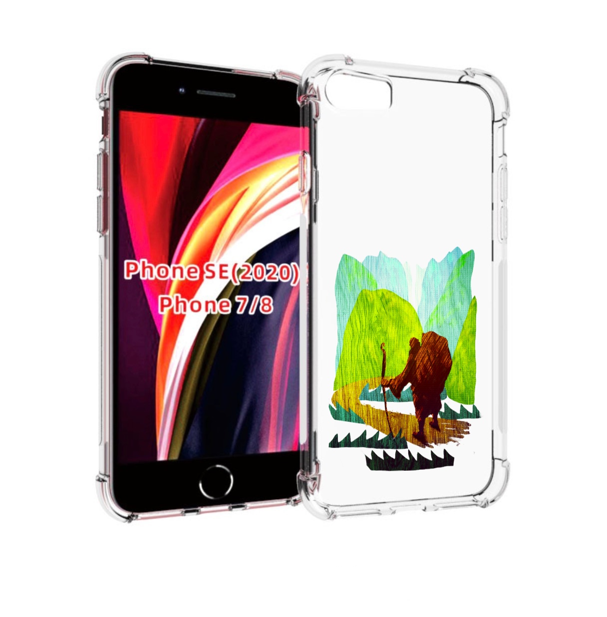 

Чехол MyPads Лесная тропа для iPhone 7 4.7 / iPhone 8 / iPhone SE 2 (2020), Прозрачный, Tocco