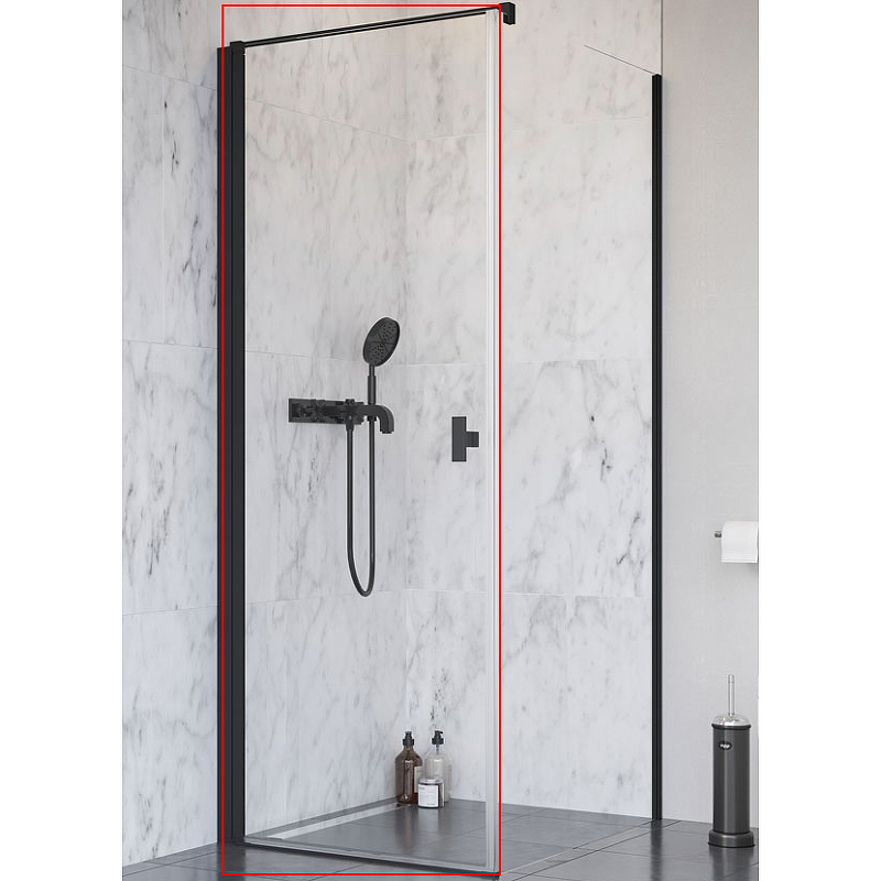 

Дверь для душевого уголка 90 см Radaway Nes Black KDJ I Door 90 L 10022090-54-01L стекло