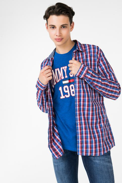 

Рубашка мужская Tommy Hilfiger DM0DM04973 разноцветная 44, DM0DM04973