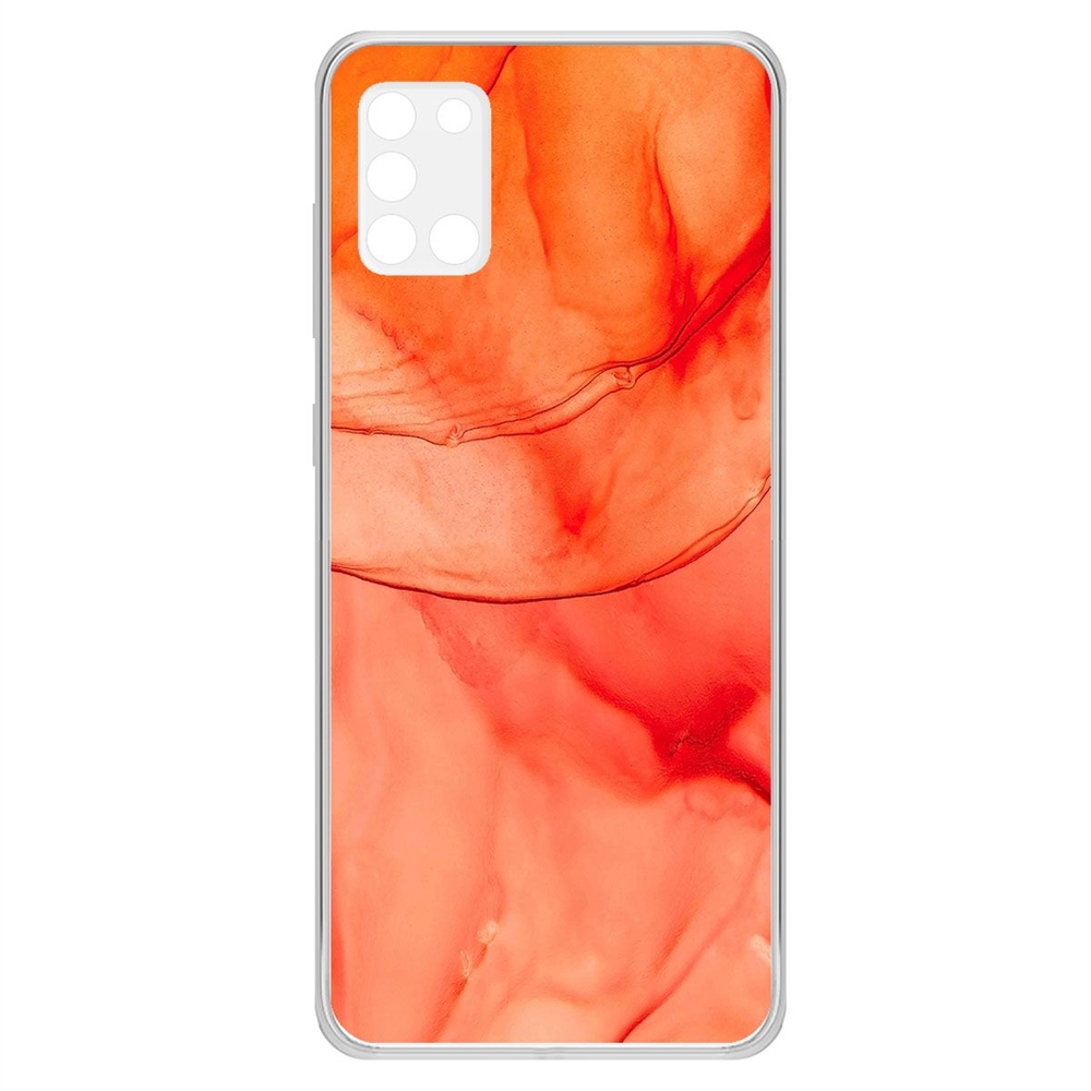 

Чехол-накладка Krutoff Clear Case Абстракт оранж для Samsung Galaxy A31 (A315)