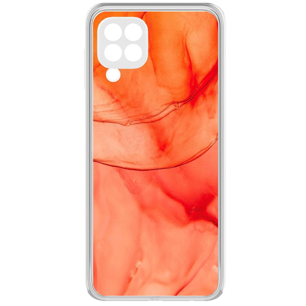 

Чехол-накладка Krutoff Clear Case Абстракт оранж для Samsung Galaxy M32 (M325)